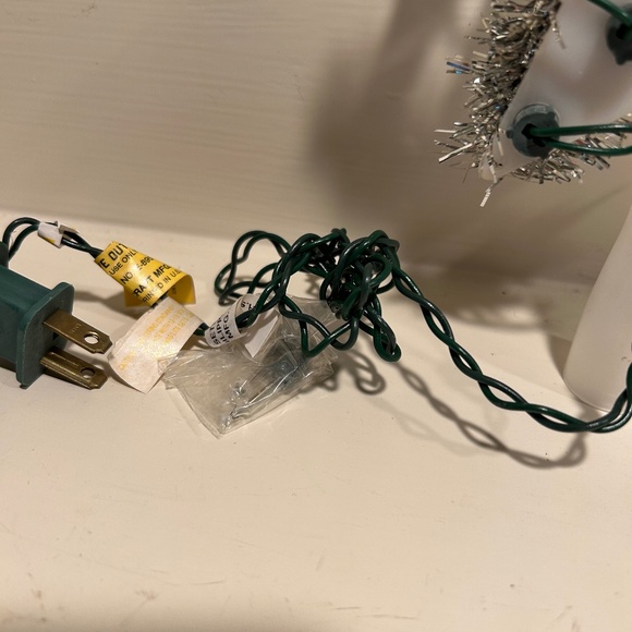 Vintage 11 Light Tree Top Tinsel Star - Picture 5 of 7